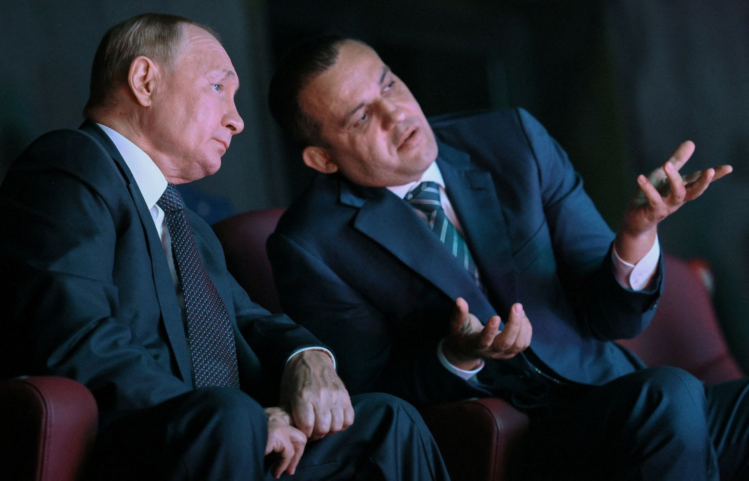 Venemaa president Vladimir Putin ja IBA juht Umar Kremljov.