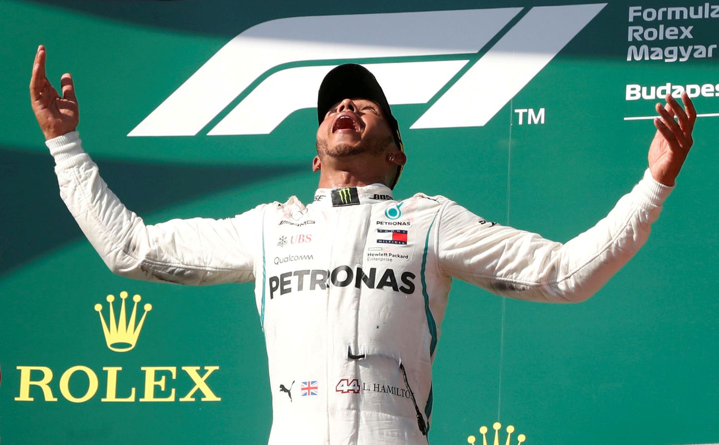 F1-staar Lewis Hamilton.