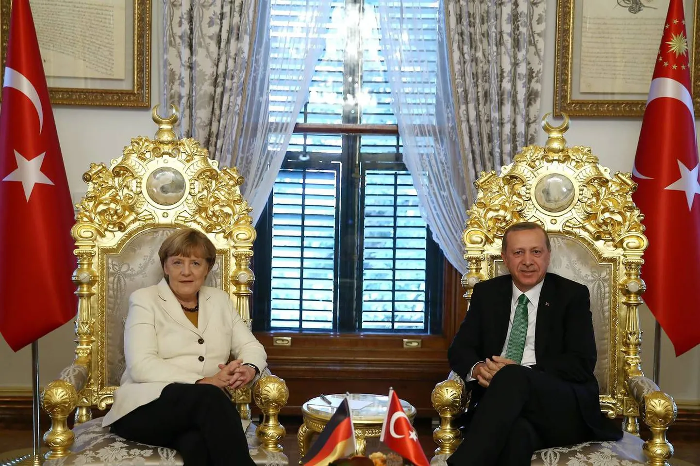 Saksa kantsler Angela Merkel ja Türgi president Recep Tayyip Erdogan Istanbulis käesoleva aasta 18. oktoobril.