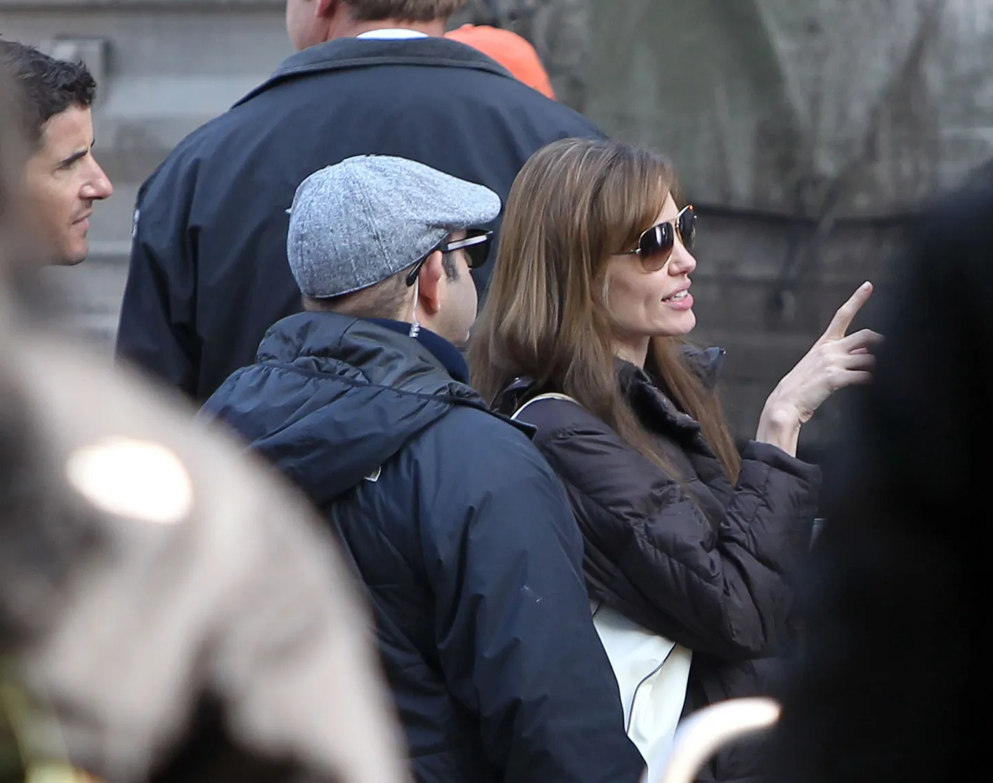 Angelina Jolie kõnealase filmi võtetel eelmisel nädalal Budapestis