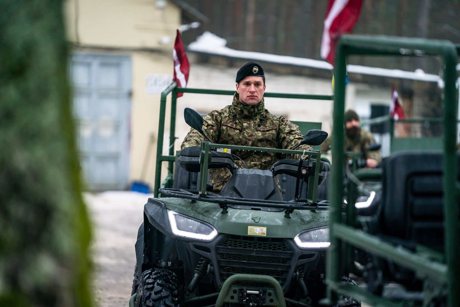 Военные квадроциклы, произведенные в Латвии