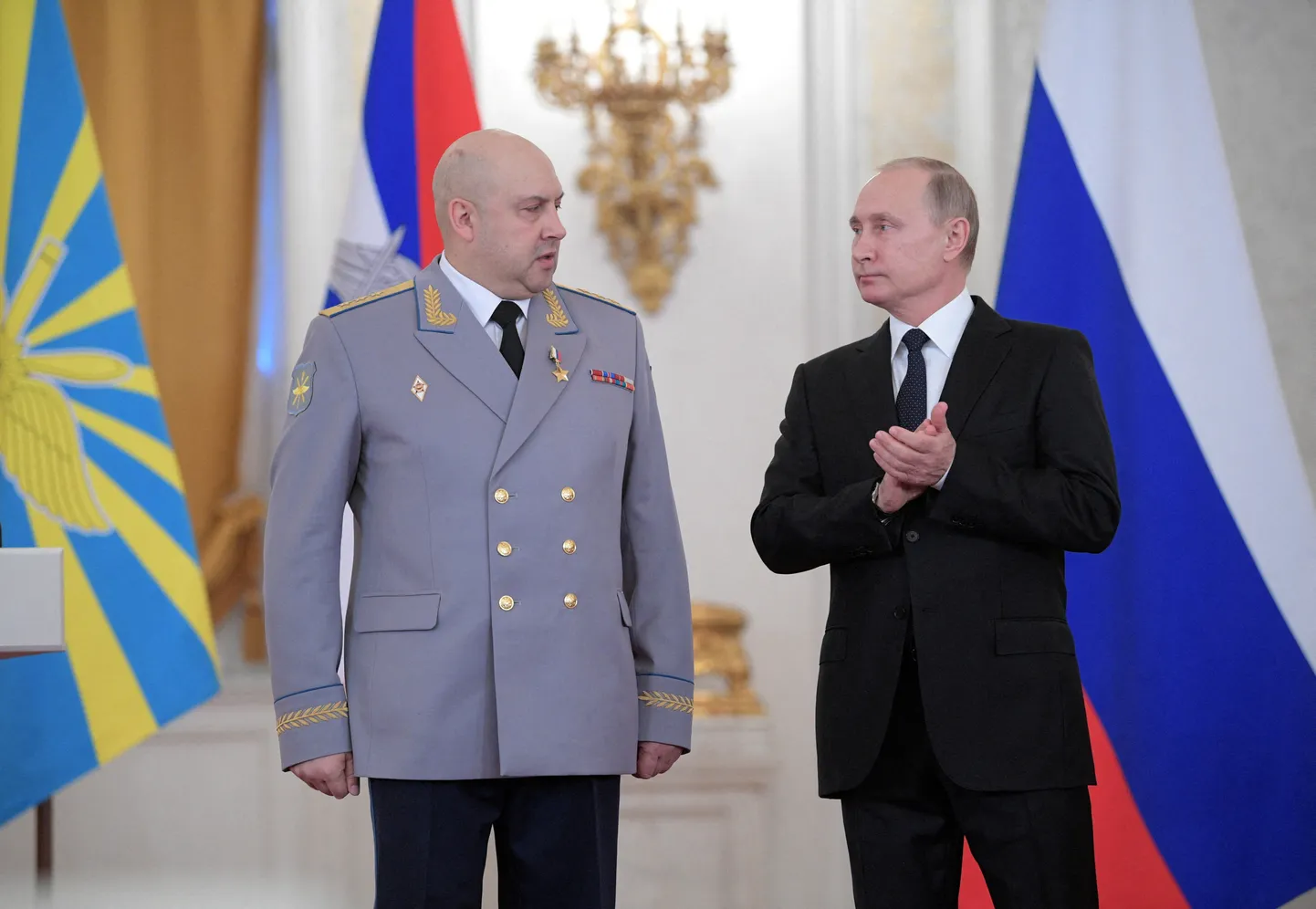 Сергей Суровикин и Владимир Путин.