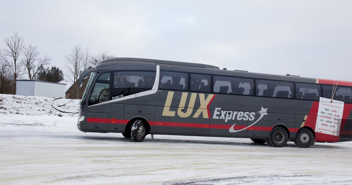 Lux Express увеличит число рейсов Таллинн-Петербург на новогодние праздники