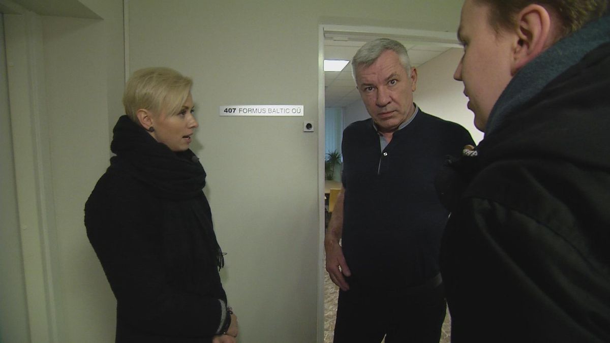 Formus Balticu juhataja Vladimir Griškov ei soovinud ajakirjanikega firma kontodelt läbi käinud ligi saja miljoni dollari üle arutleda. 