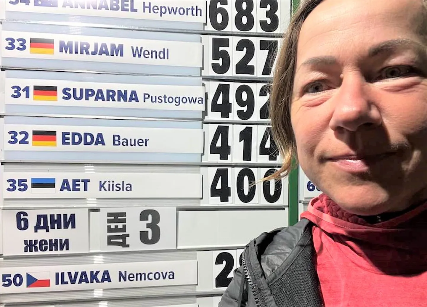Aet Kiisla rajal, mil selja taha on jäänud 400 kilomeetrit ja 162 ootab veel ees.