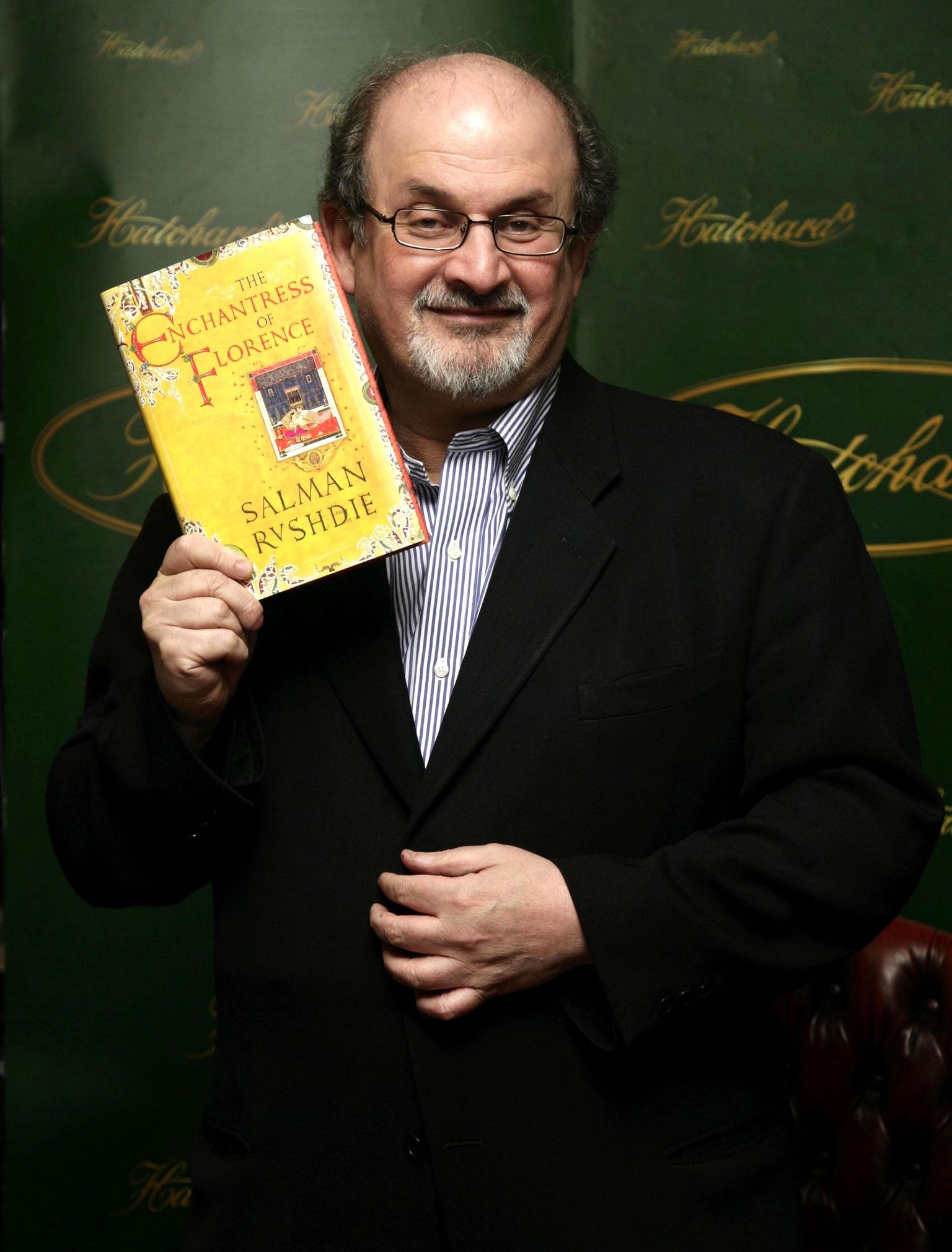Kirjanik Salman Rushdie.