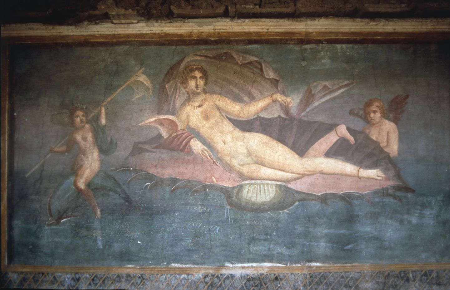 Pompei üks freskodest. Pilt on illustreeriv