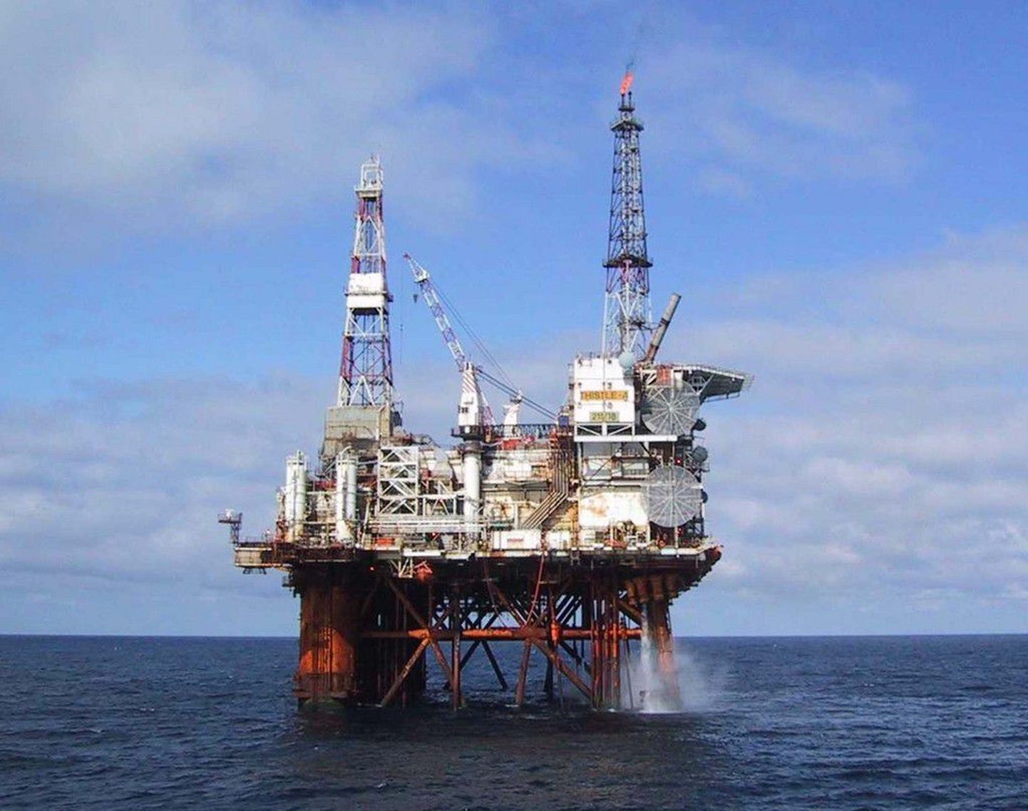 Naftaplatvorm Põhjameres.