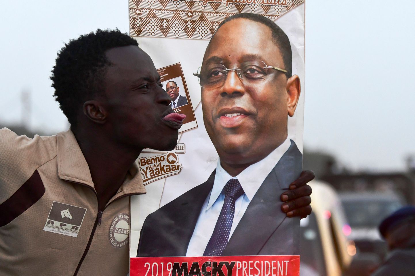 Senegali presidendi Macky Salli valimisplakat.
