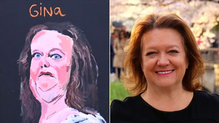Kunstnik Vincent Namatjira loodud portree Gina Rinehartist ei ole vaieldavalt just eriti meelitav.