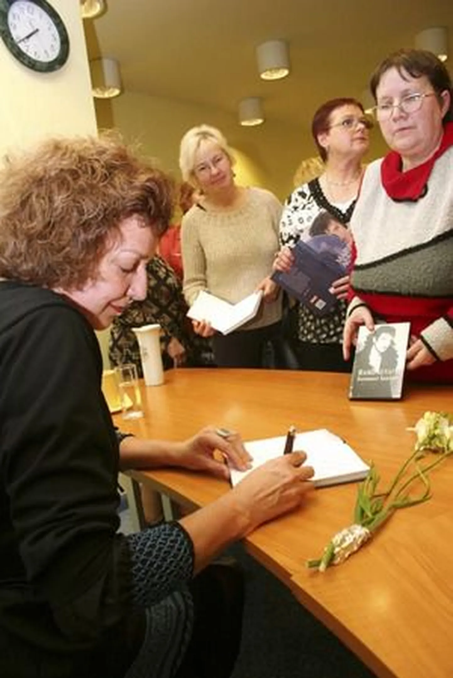 Maire Aunaste keskraamatukogus eelmise aasta oktoobris.