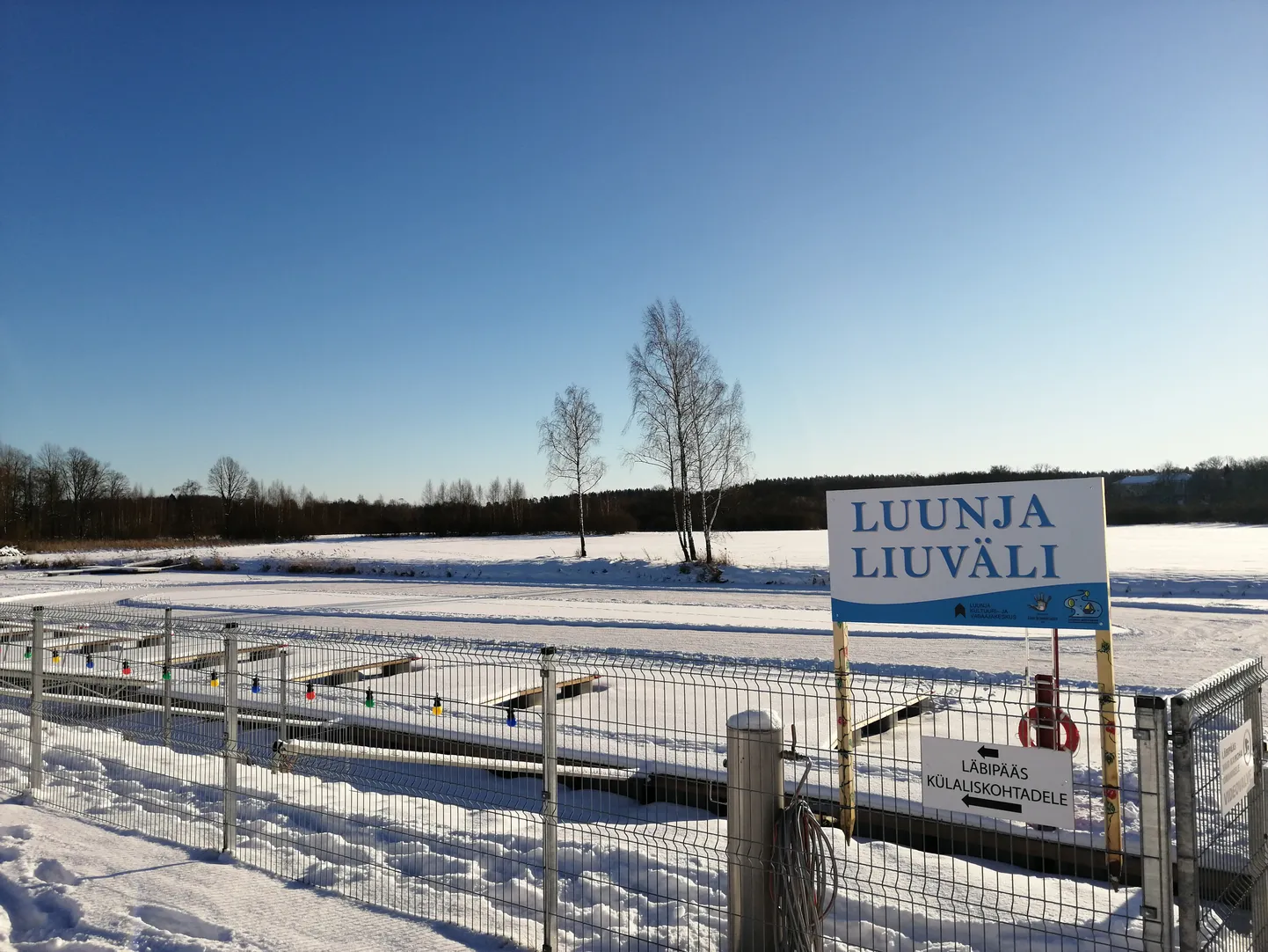 Luunja vastvalminud liuväli.