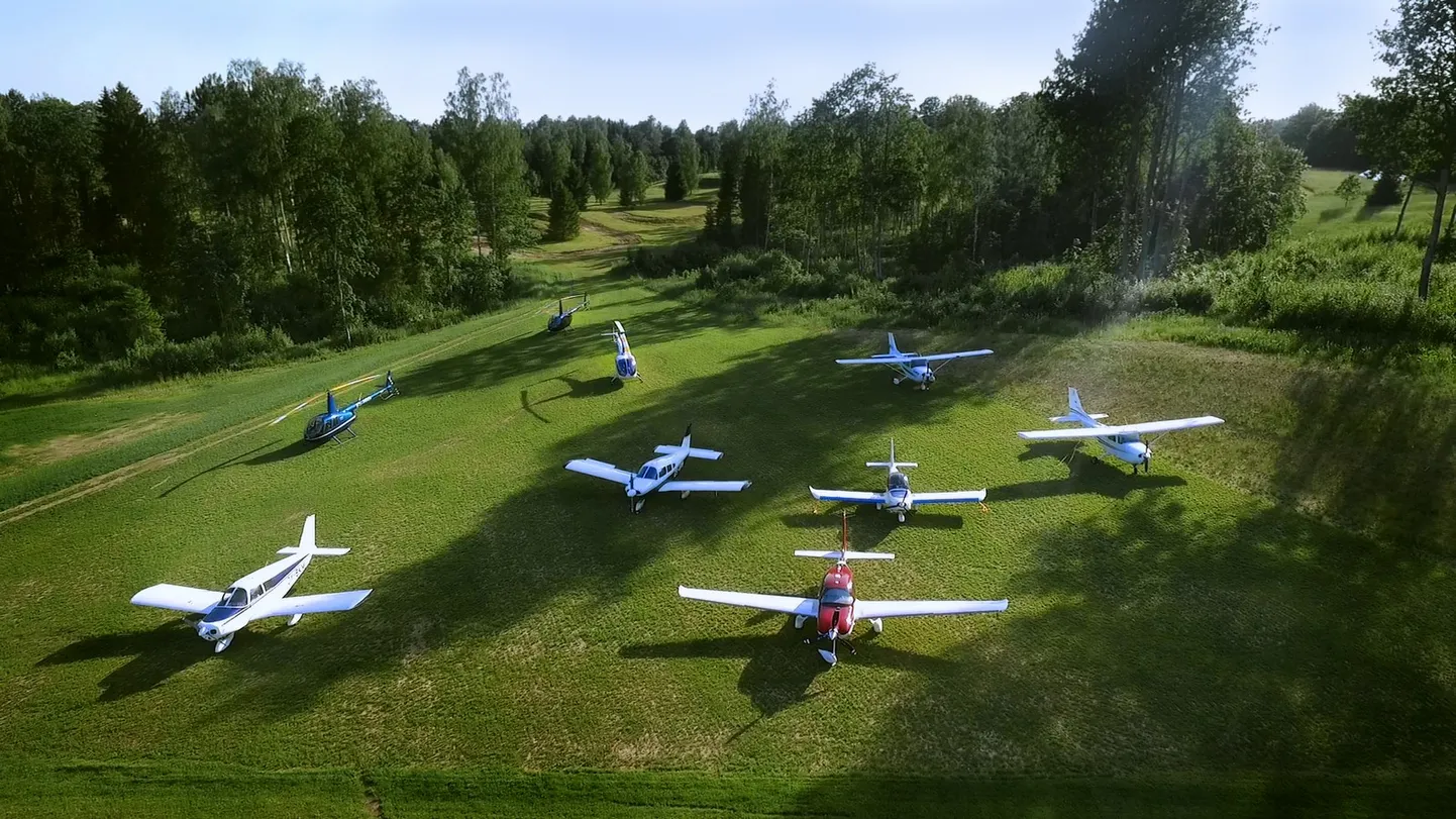 Otepää vallas Tõutsi külas avati juuni lõpul lennurada.