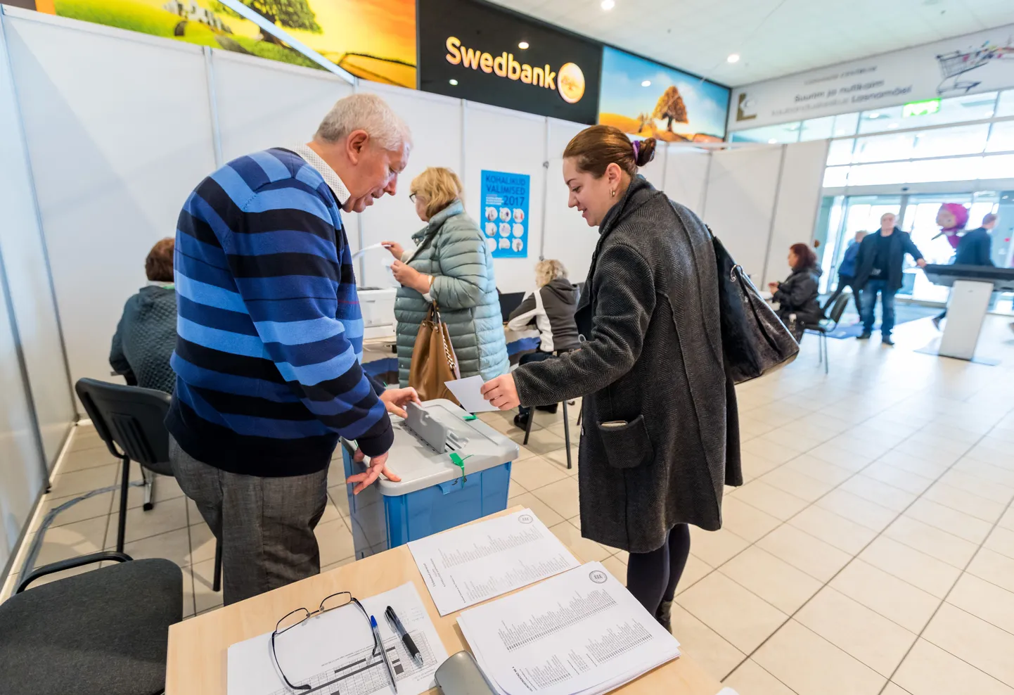 Eelhääletamine Solarise keskuses ja Lasnamäe Centrumis