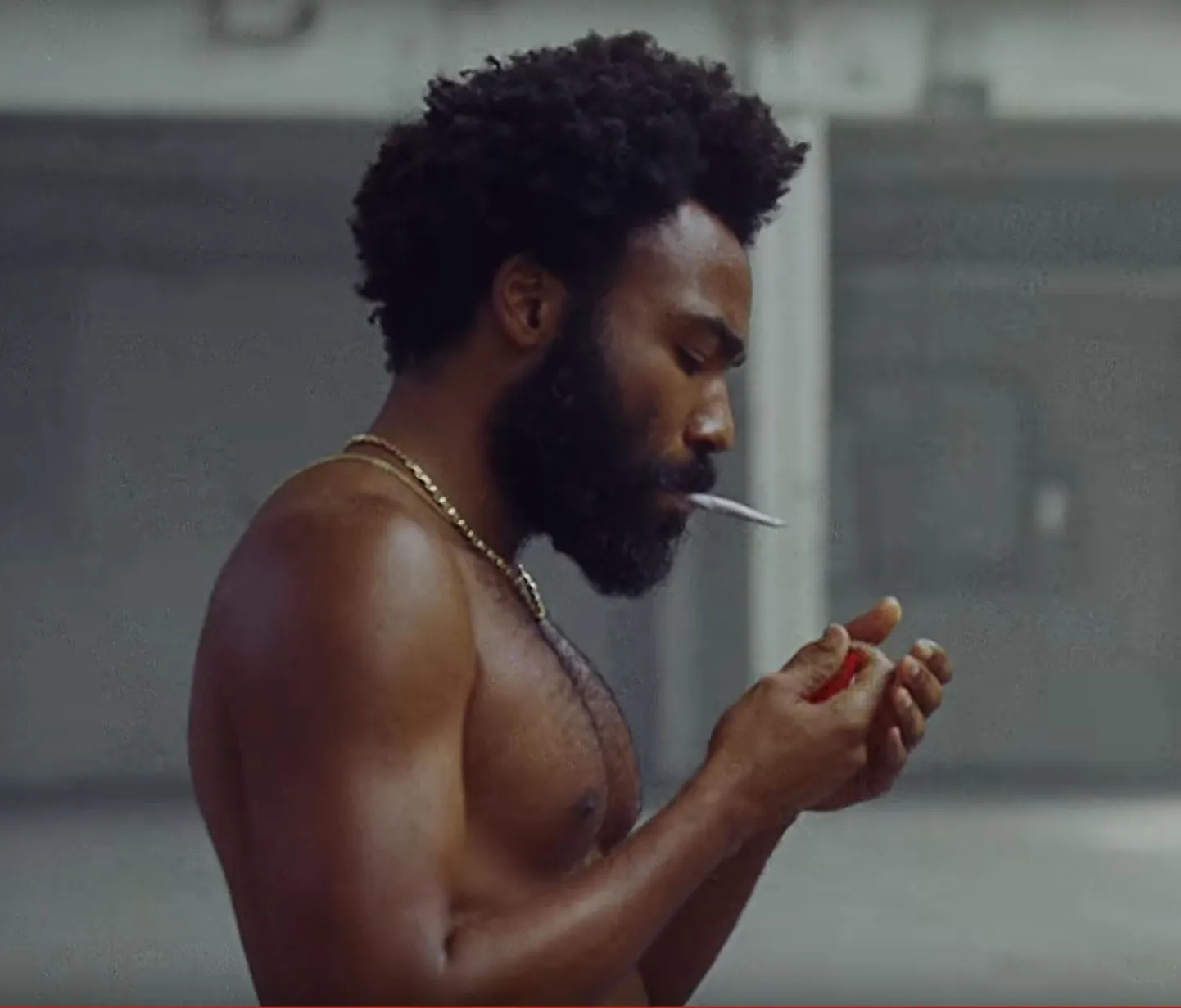 Kaader Childish Gambino / Donald Gloveri muusikavideost «This is America».