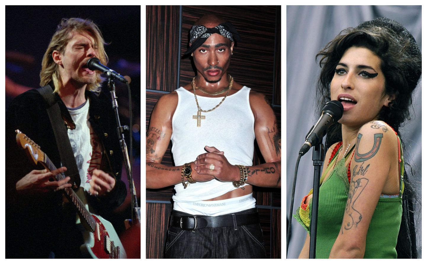 Kurt Cobain, Tupac Shakuri vahakuju Tussaud's muuseumis, Amy Winehouse