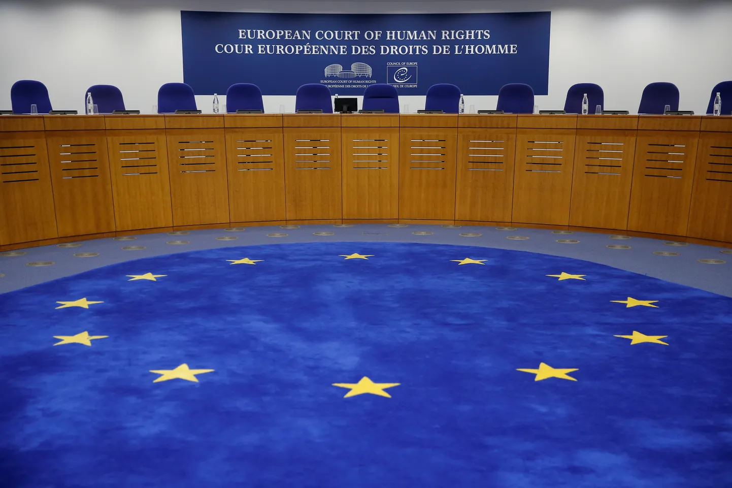 Euroopa Inimõiguste Kohtu saal. Pilt on illustratiivne.