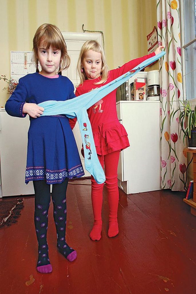 Дети предпочитают колготки эстонских производителей
