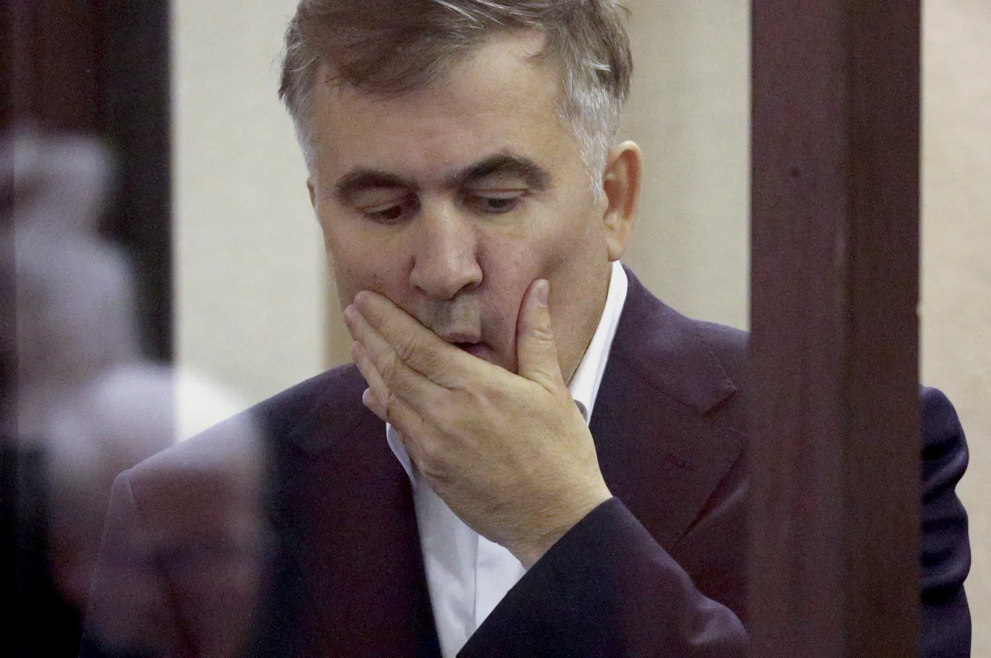 Gruusia ekspresident Mihheil Saakašvili kohtus.
