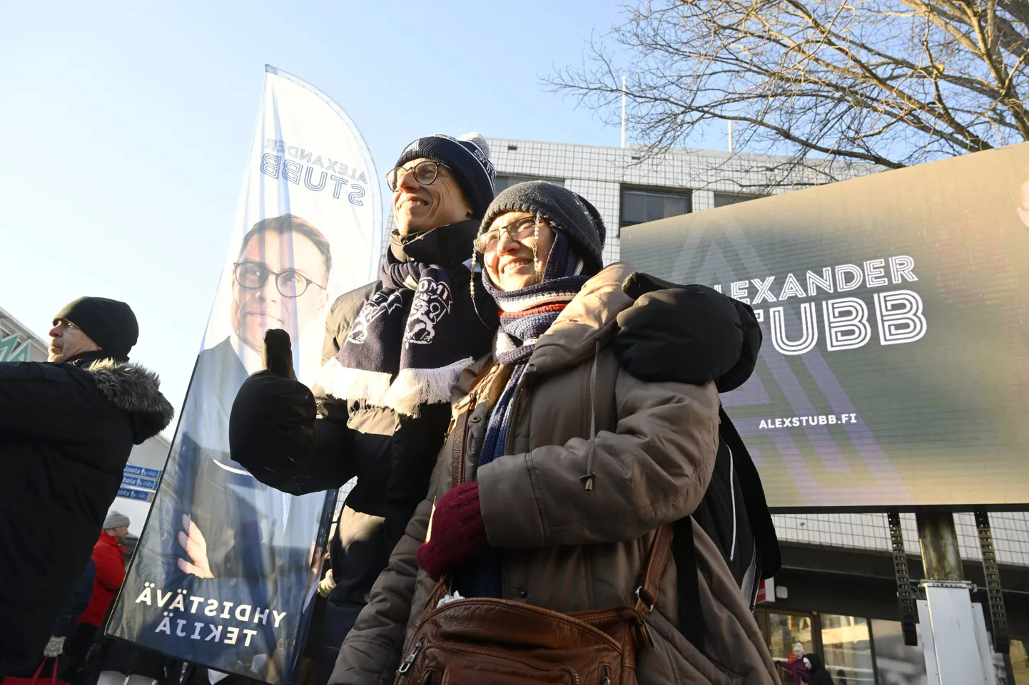 Alexander Stubb kampaaniaüritusel Järvenpääl, 9. veebruaril 2024. a.