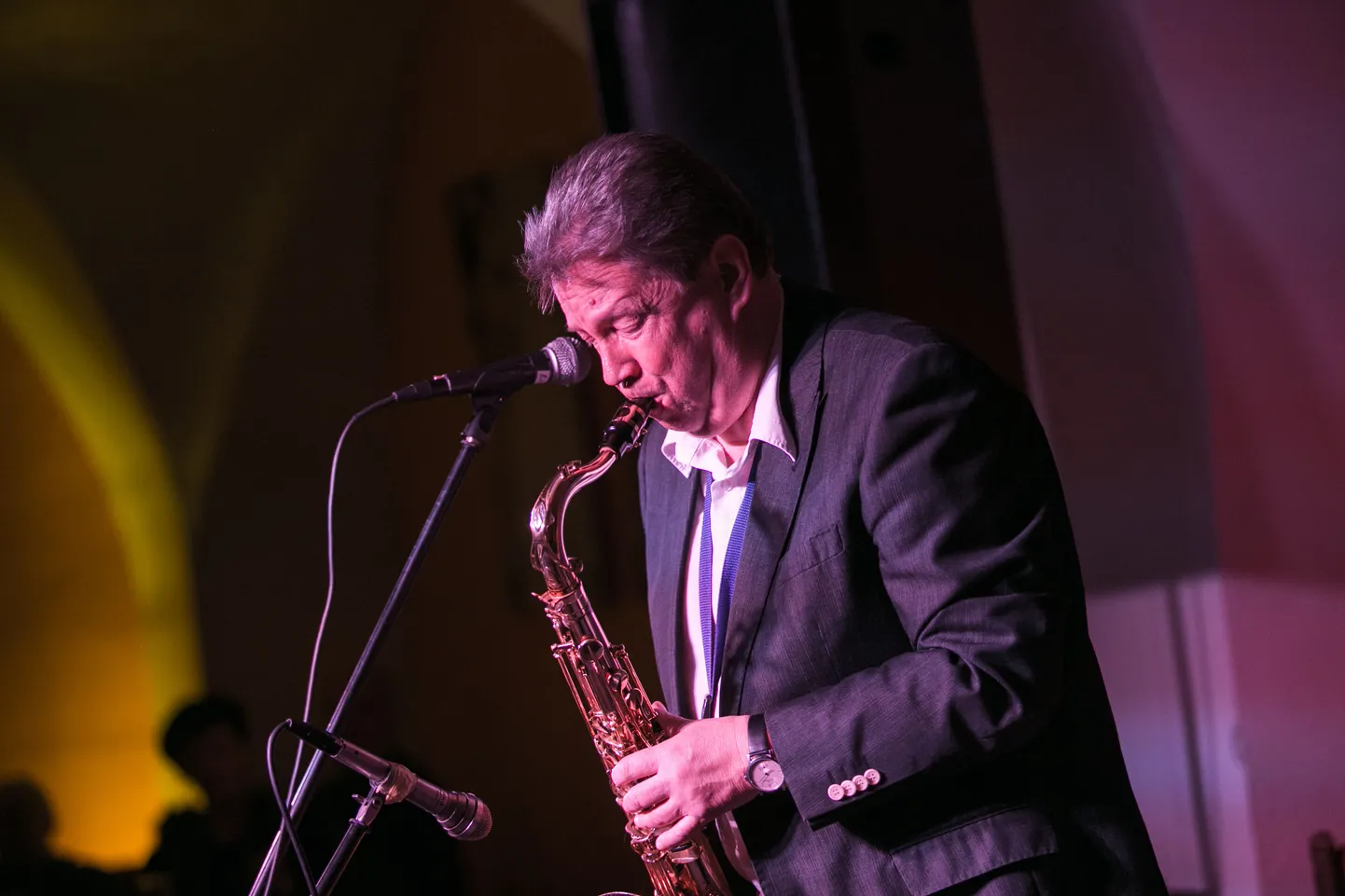 Lembit Saarsalu, Olav Ehala, Toivo Unt. TAFF CLUB Jazziklubi.
DMITRI KOTJUH, JÄRVA TEATAJA/SCANPIX