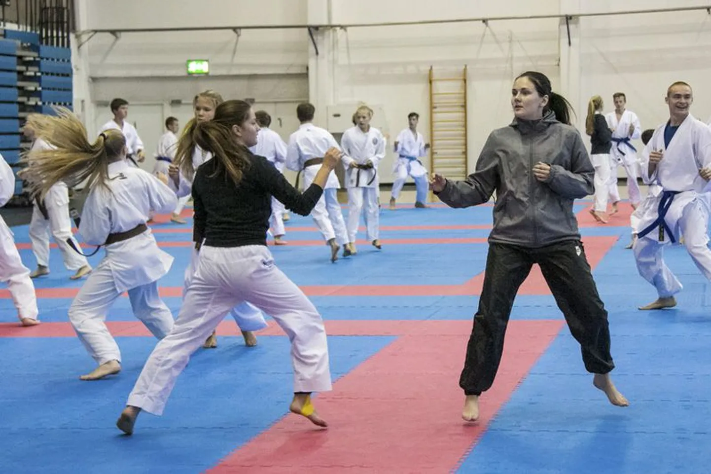 Eelmisel nädalal toimus Rakvere spordihallis noortelaager “Et suvi ei läheks luhta”, kus lapsed said aimu, milline spordiala on karate.