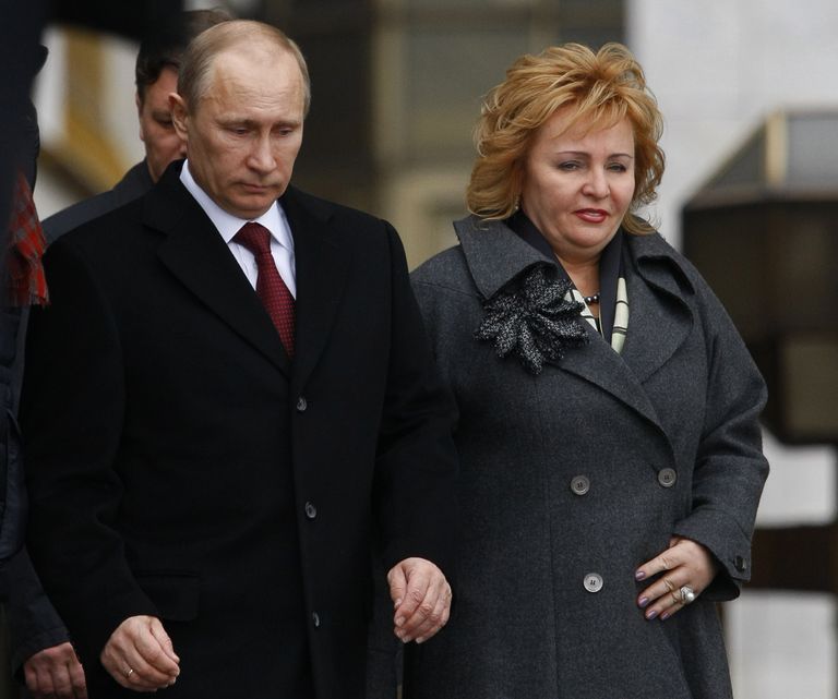 Владимир Путин с бывшей женой Людмилой
