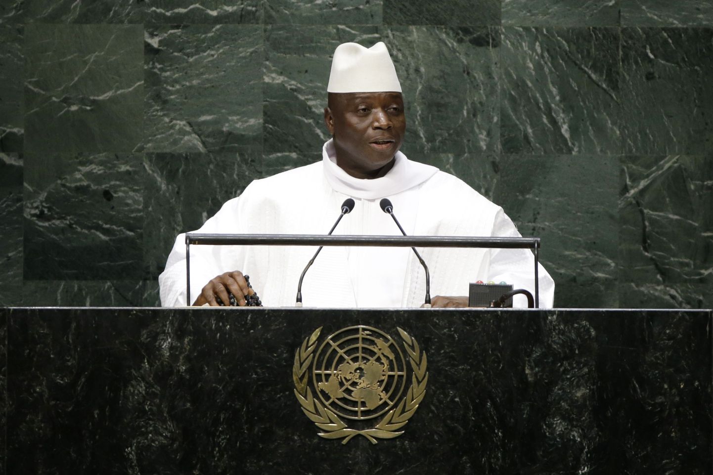 Gambia president Yahya Jammeh