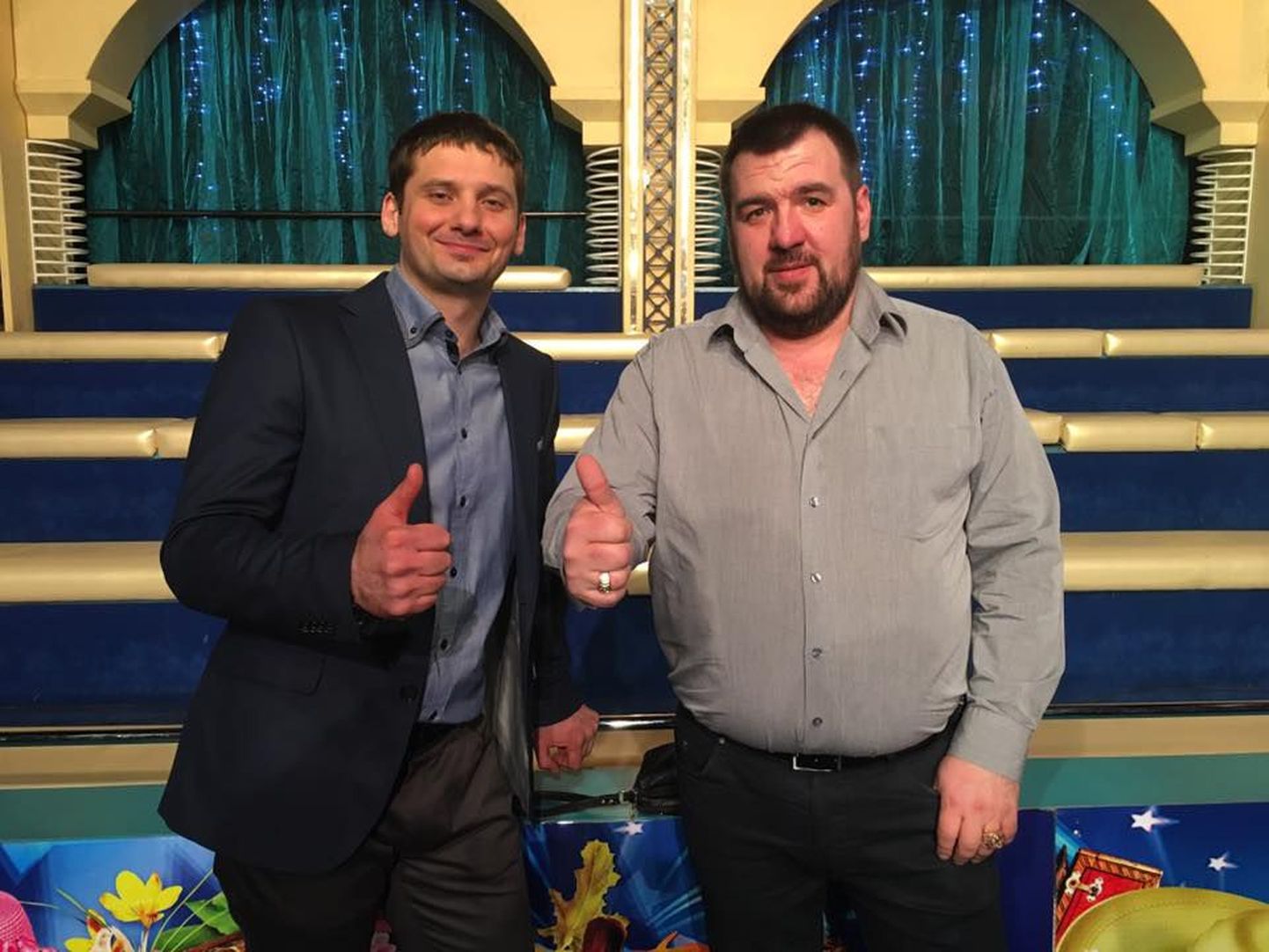 Дмитрий Никитин и Сергей Сумин на "Поле чудес".
