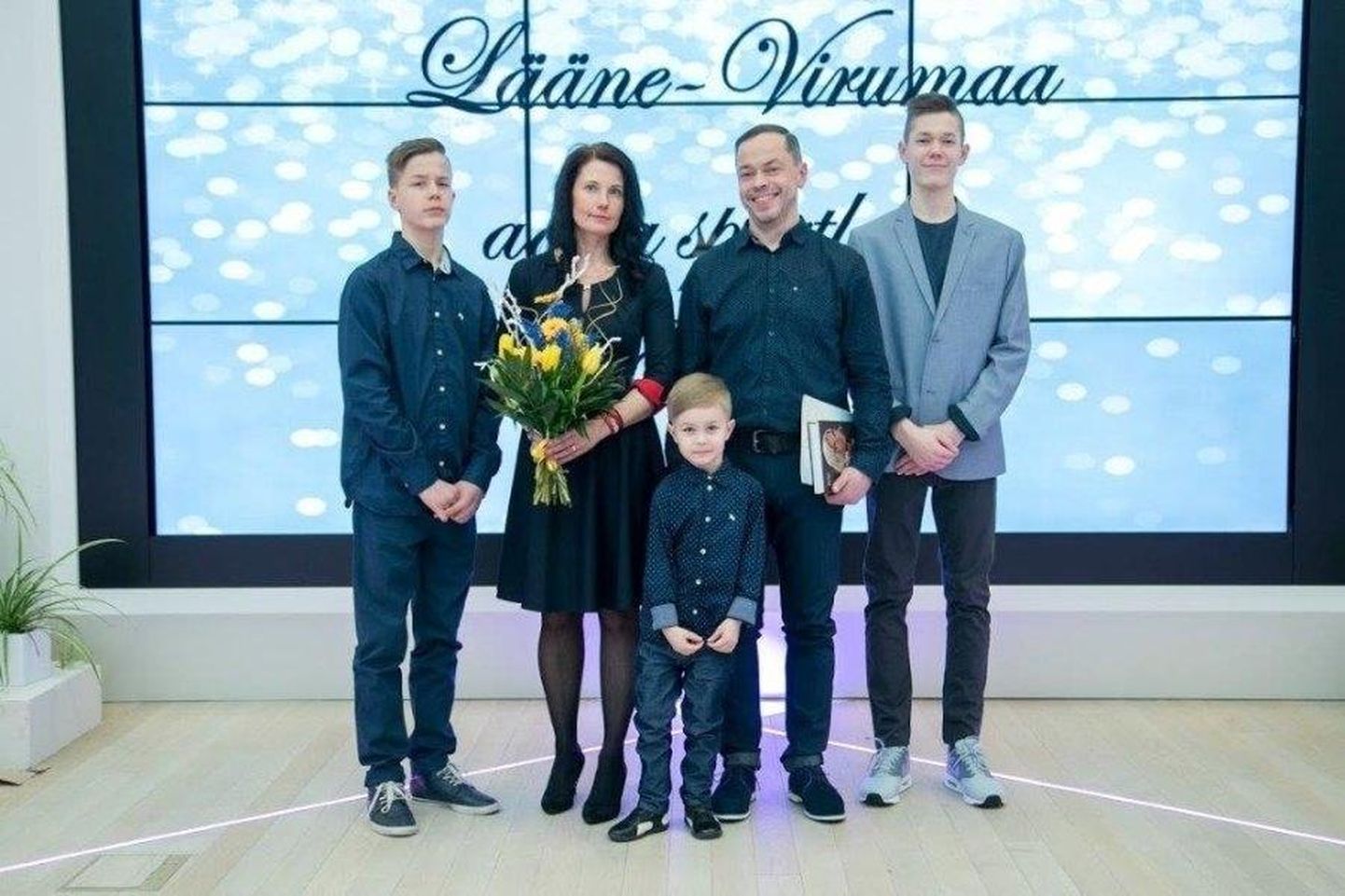 Lääne-Virumaa sportlik perekond Leek: vanemad Erkki ja Jaanika ning pojad Marc-Erik (16), Jan-Markus (14) ja Remi (6).