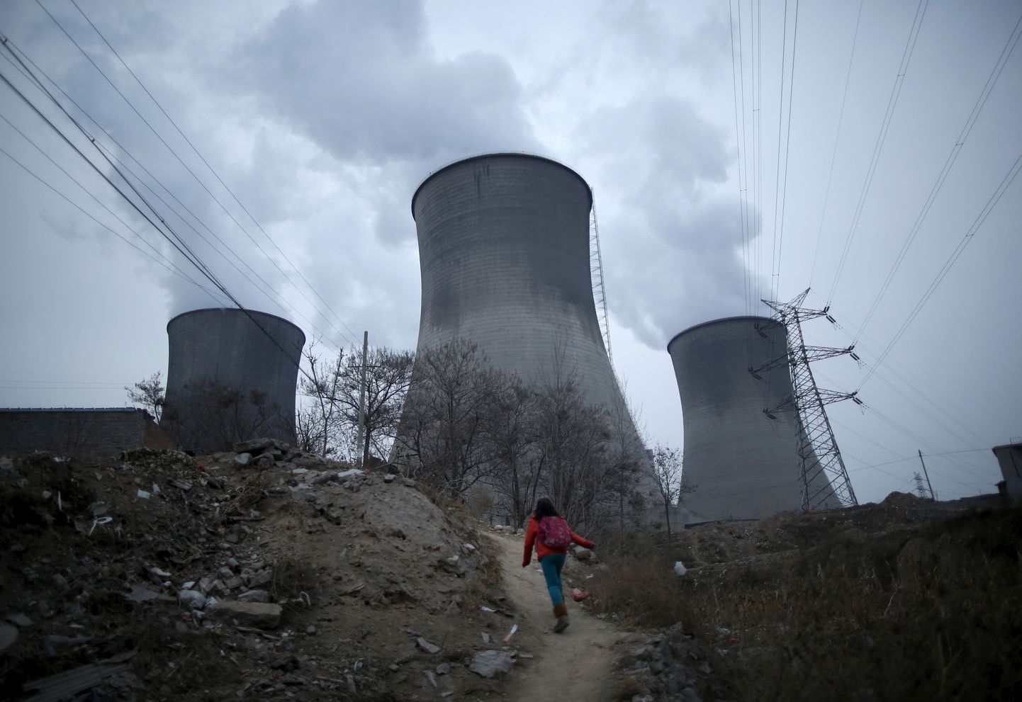 Kivisöel töötav elektrijaam Hiinas.