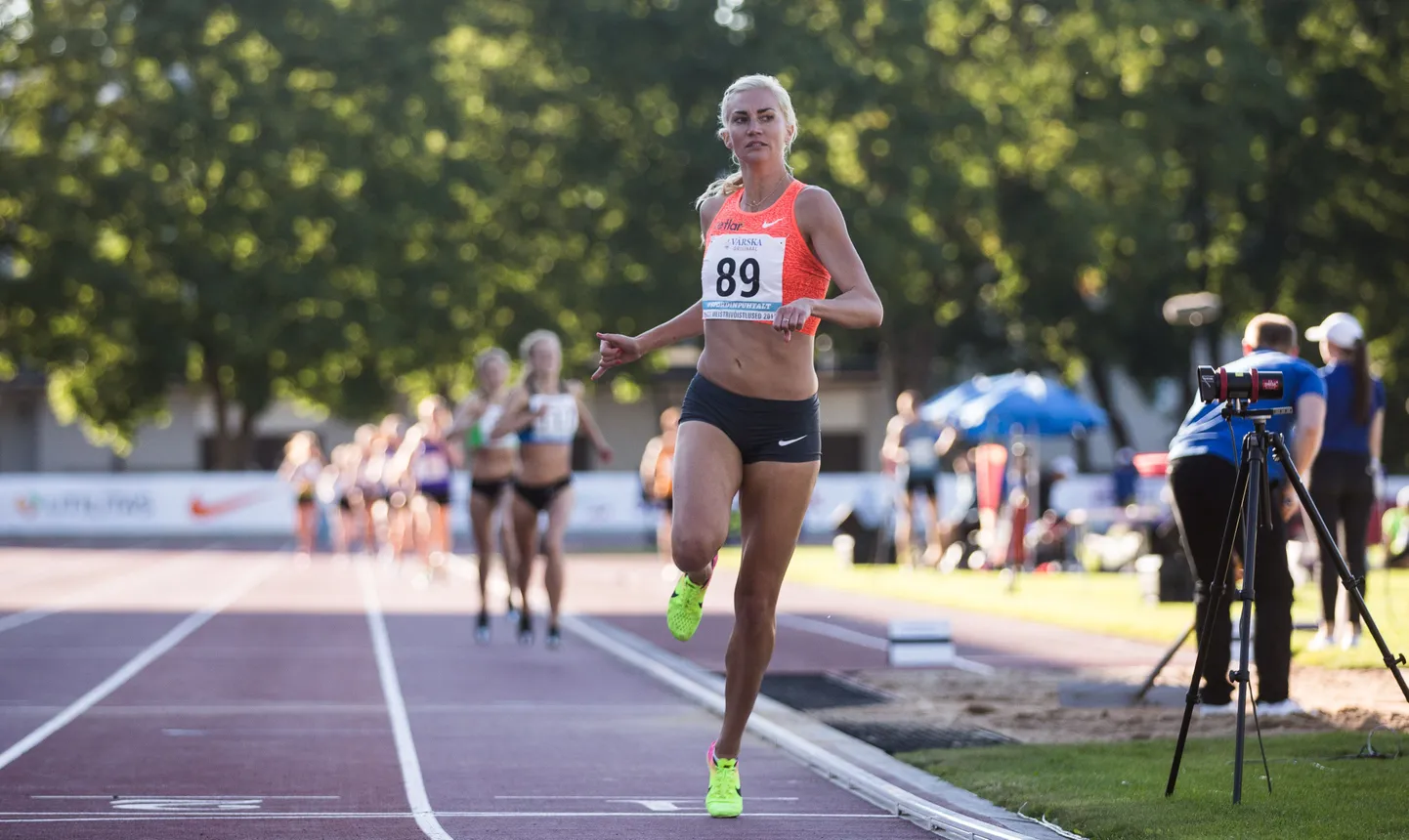Liina Tšernov tänavustel Eesti meistrivõistlustel.