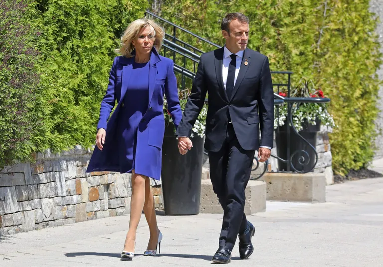 Emmanuel ja Brigitte Macron