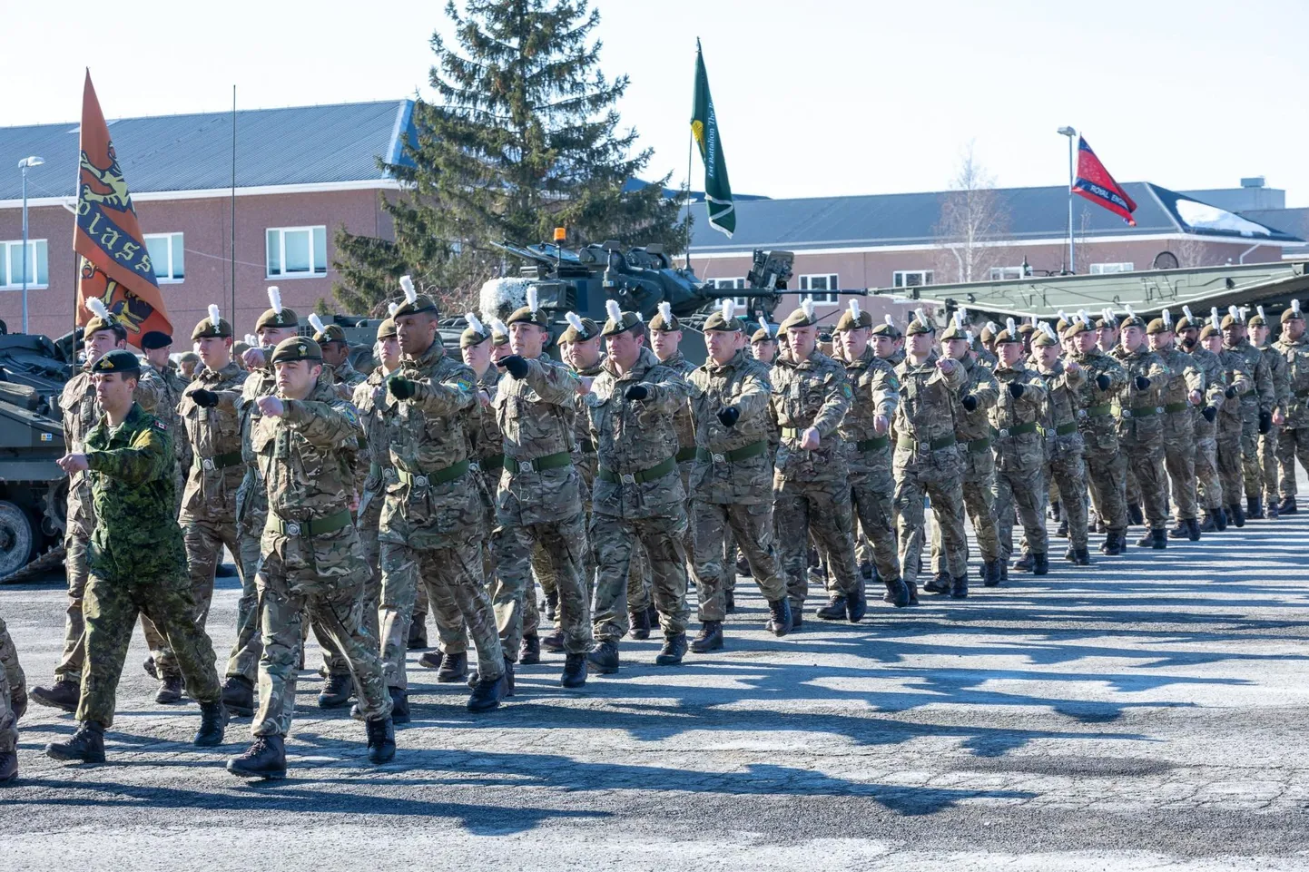 British unit stationed in Estonia.