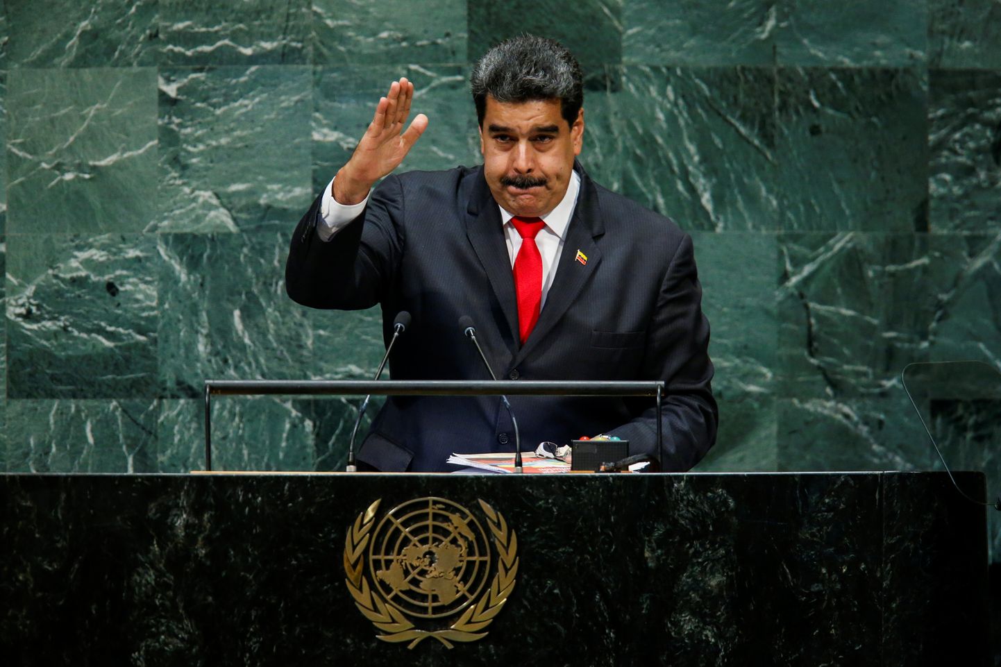 Venezuela president Nicolas Maduro ÜRO Peaassambleel.