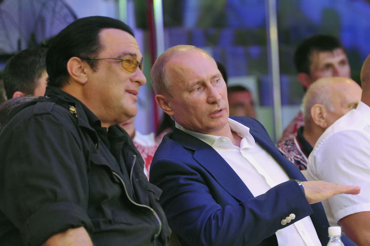 Владимир Путин и Стивен Сигал