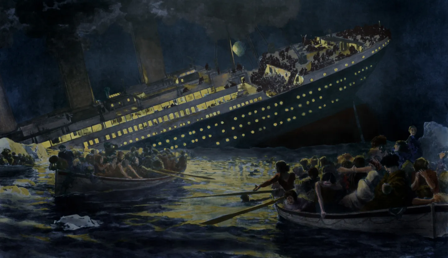 Крушение «Титаника».