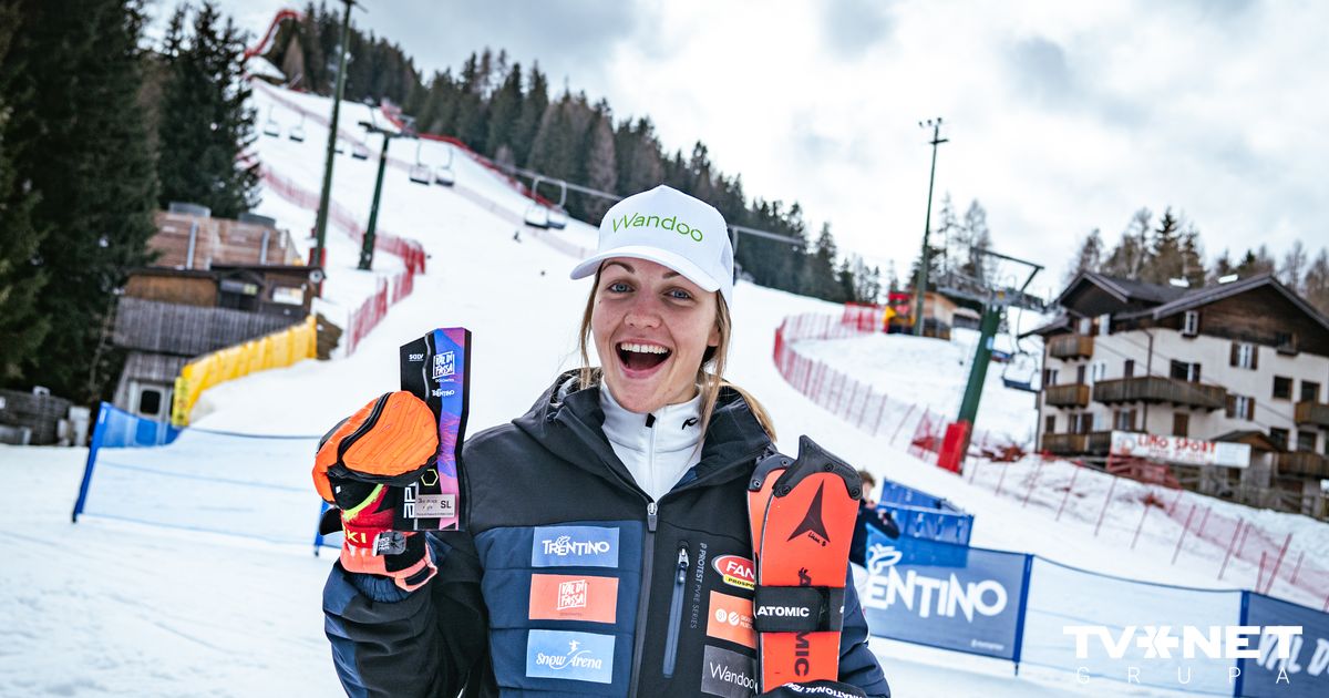 Liene Bondare vince il terzo posto nello slalom FIS in Italia