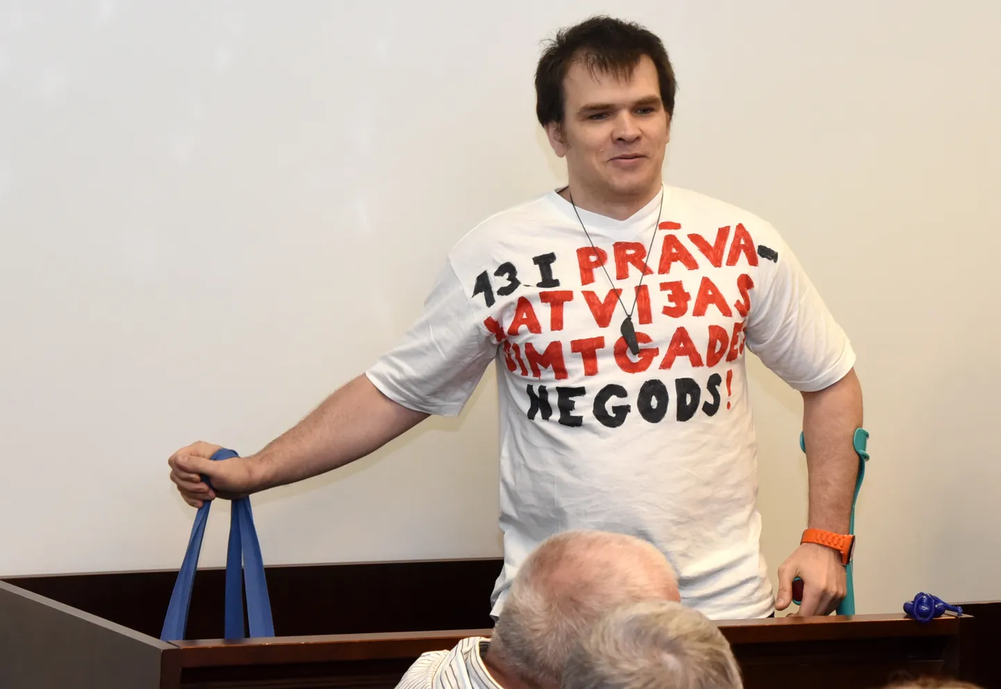 13. janvāra Vecrīgas grautiņu lietā notiesātais Ansis Ataols Bērziņš.