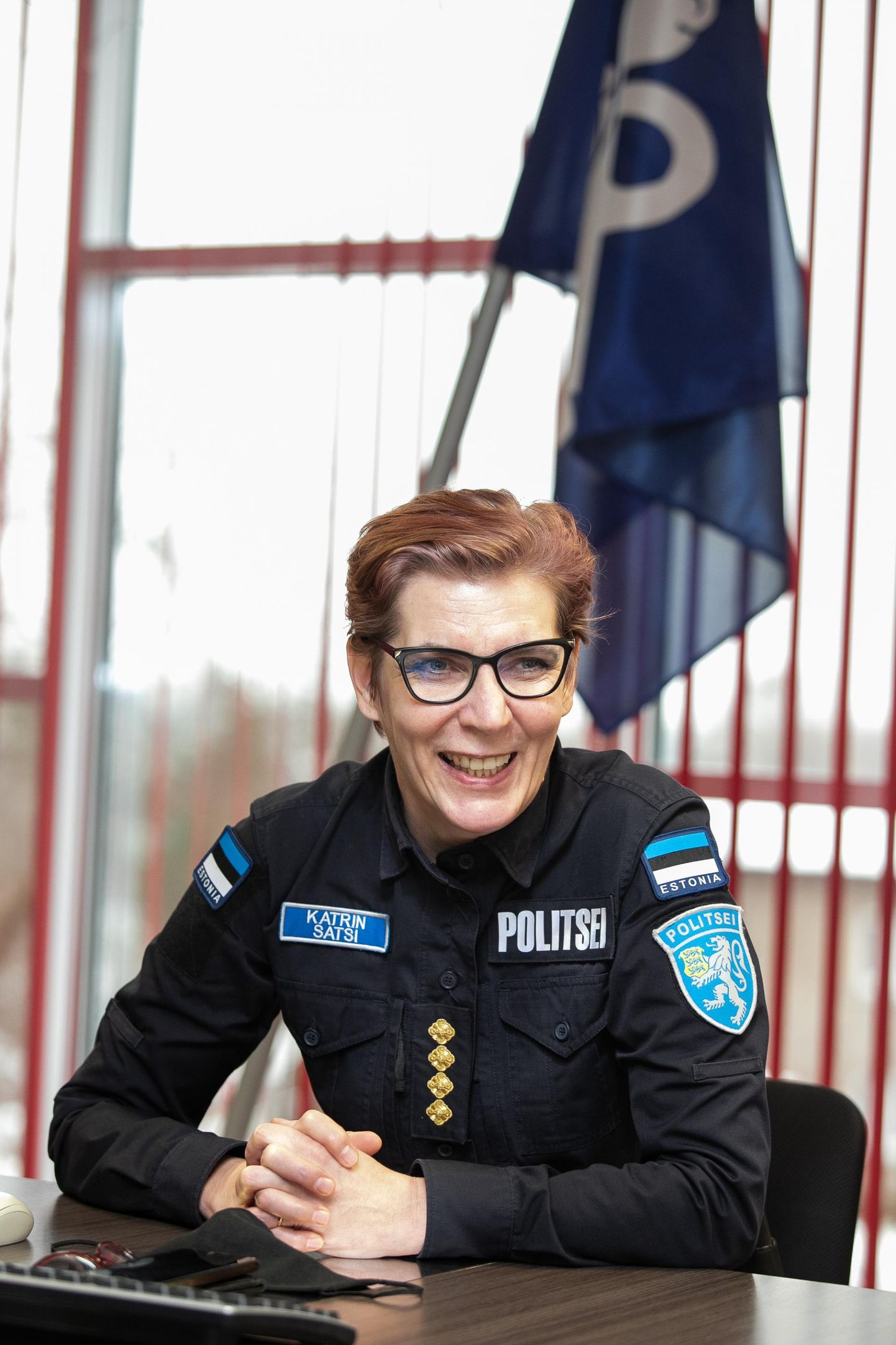 Lääne-Virumaa politseijuhil Katrin Satsil on põhjust rõõmustada – valimised möödusid rahulikult.