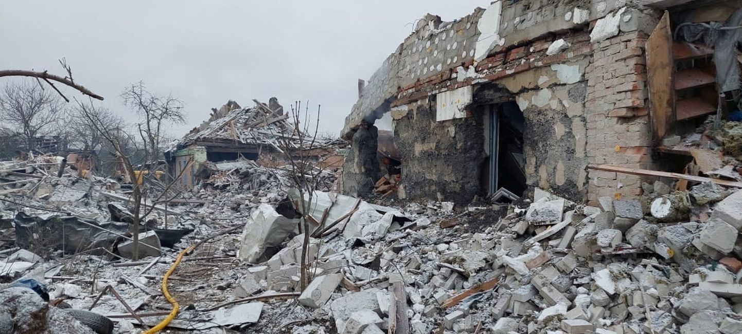 Zhytomyri elamurajoon Ukrainas Venemaa rünnaku järel