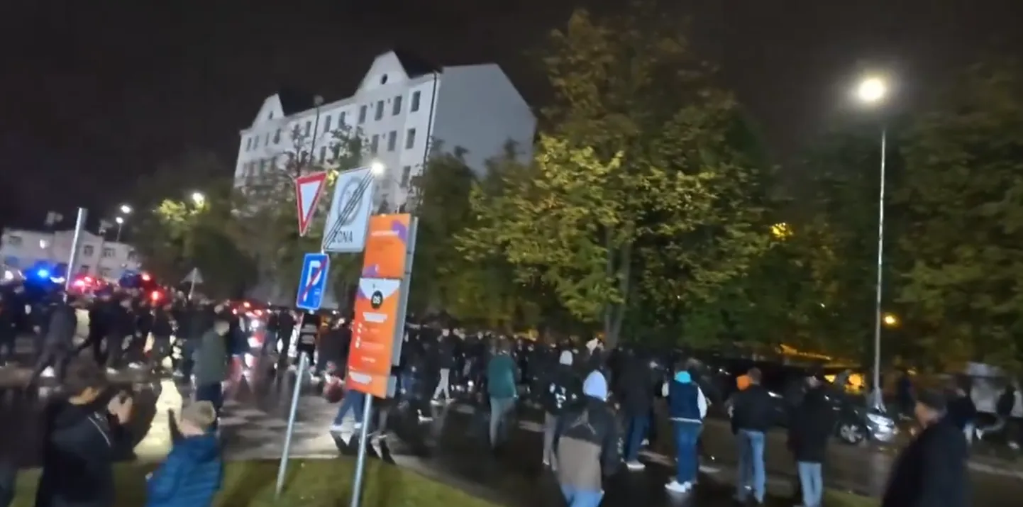 Incidents ārpus Daugavas stadiona.