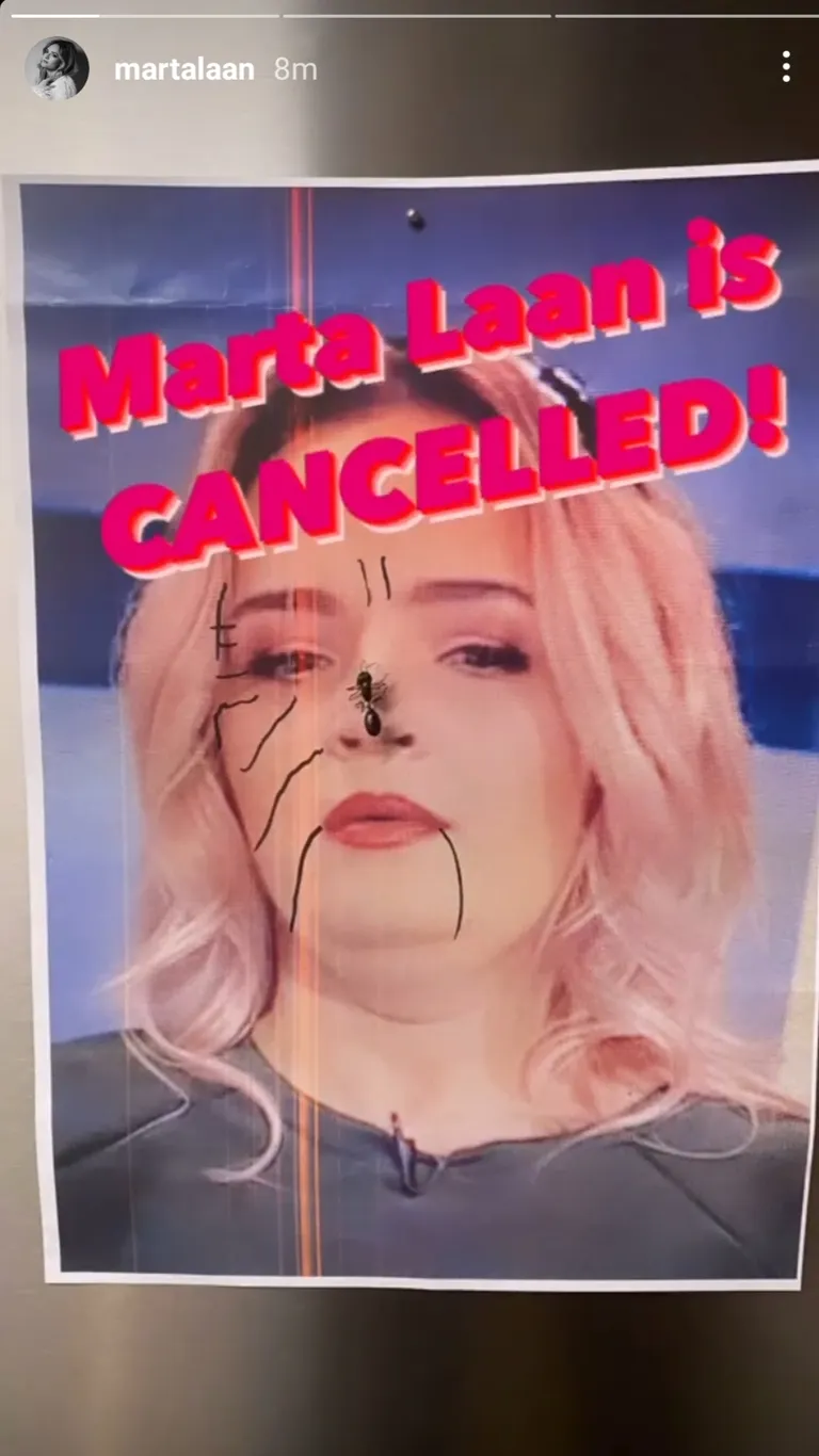 Marta Laan teatas, et ta on tühistatud.