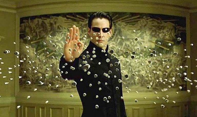 Kaader filmist «Matrix», pildil Keanu Reeves