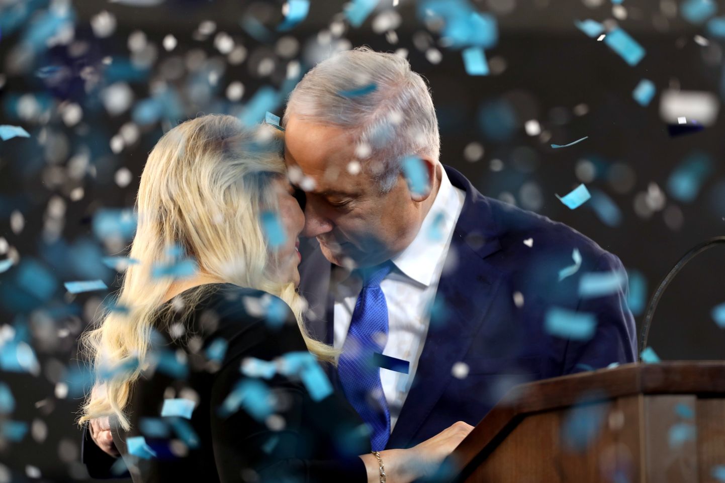 Benjamin Netanyahu oma naise Sarah'ga.