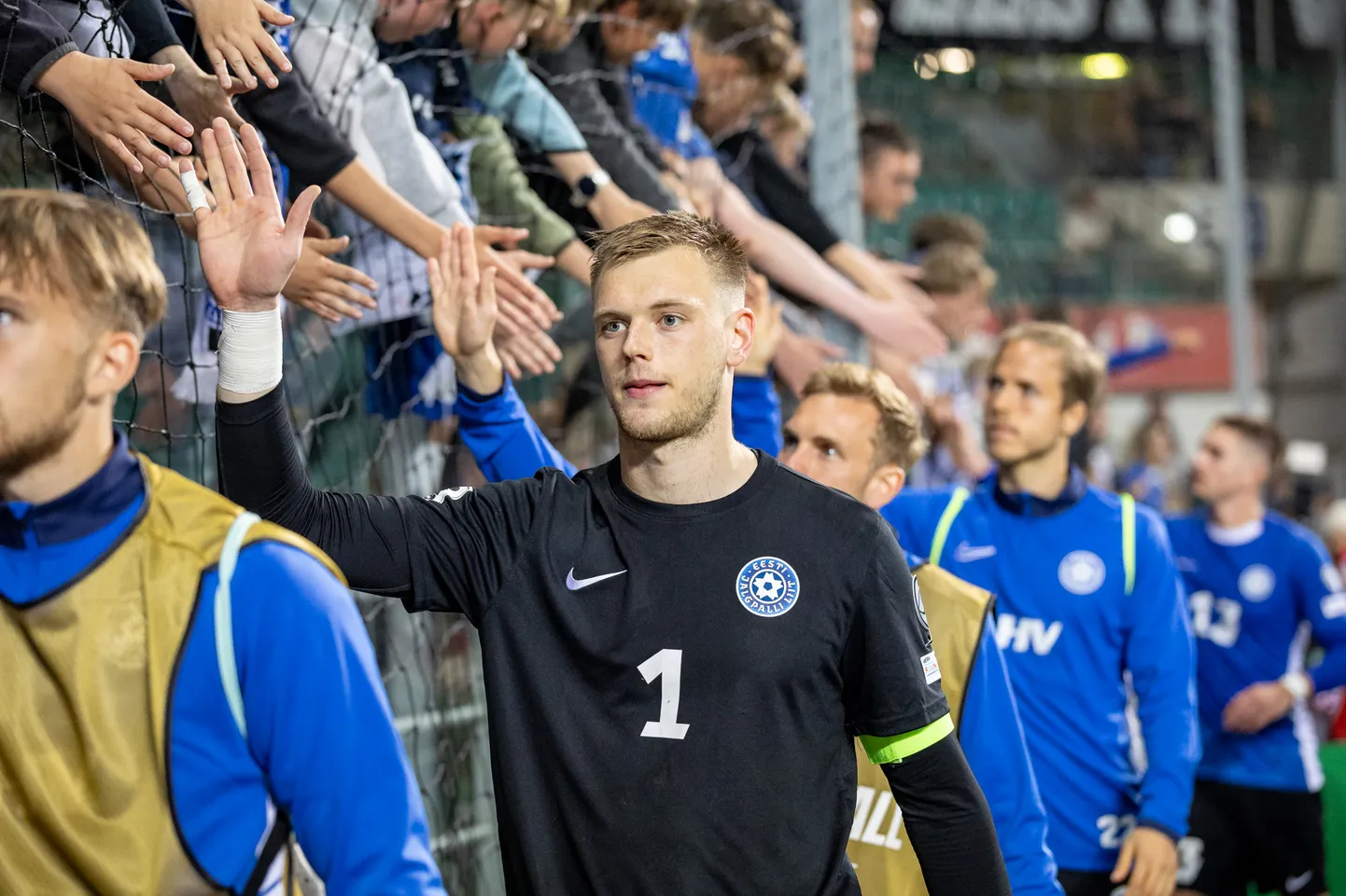Eesti koondise väravavaht Karl Jakob Hein.