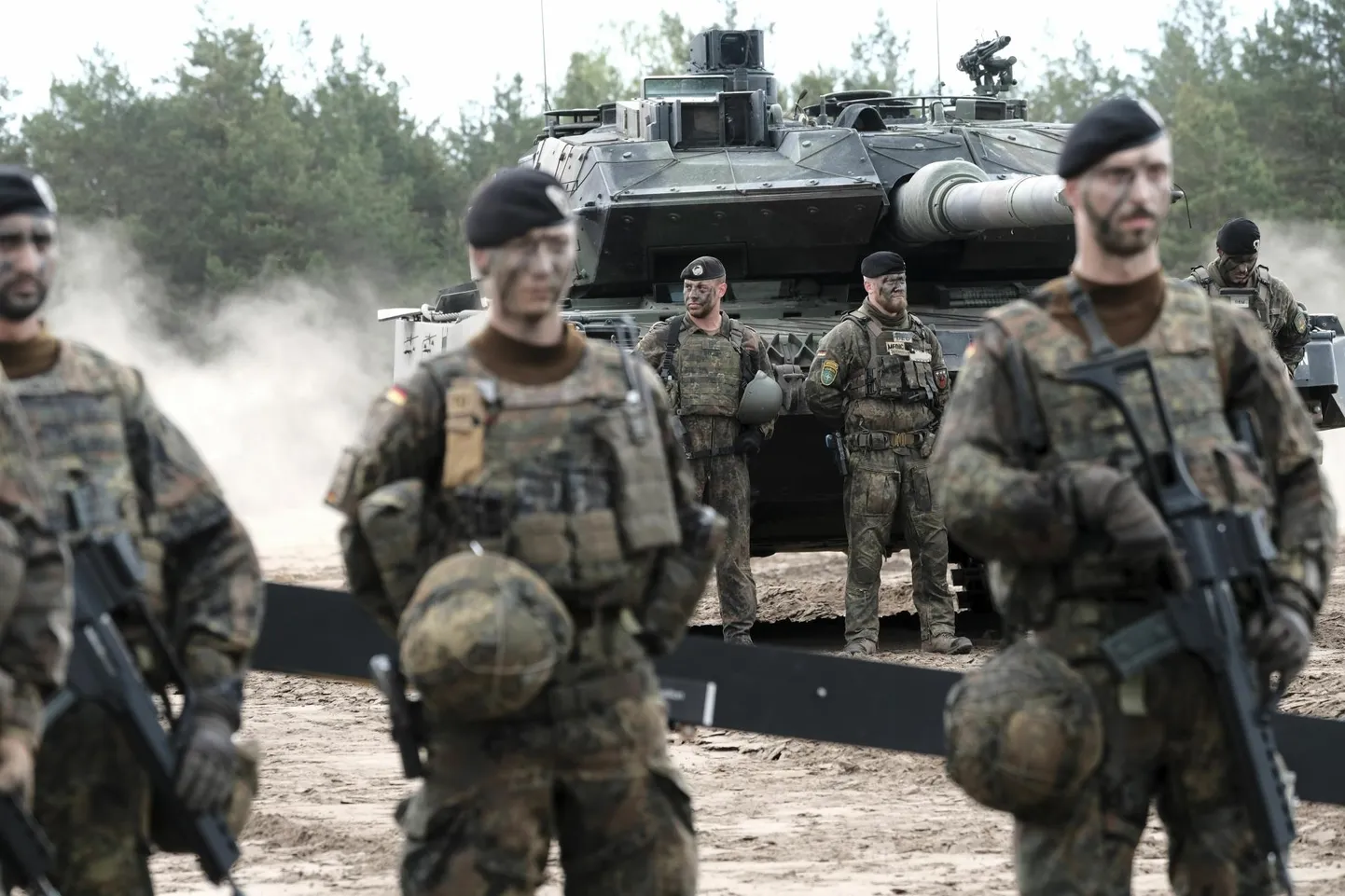 Saksa kaitseväelased Leedus. Foto on illustratiivne.