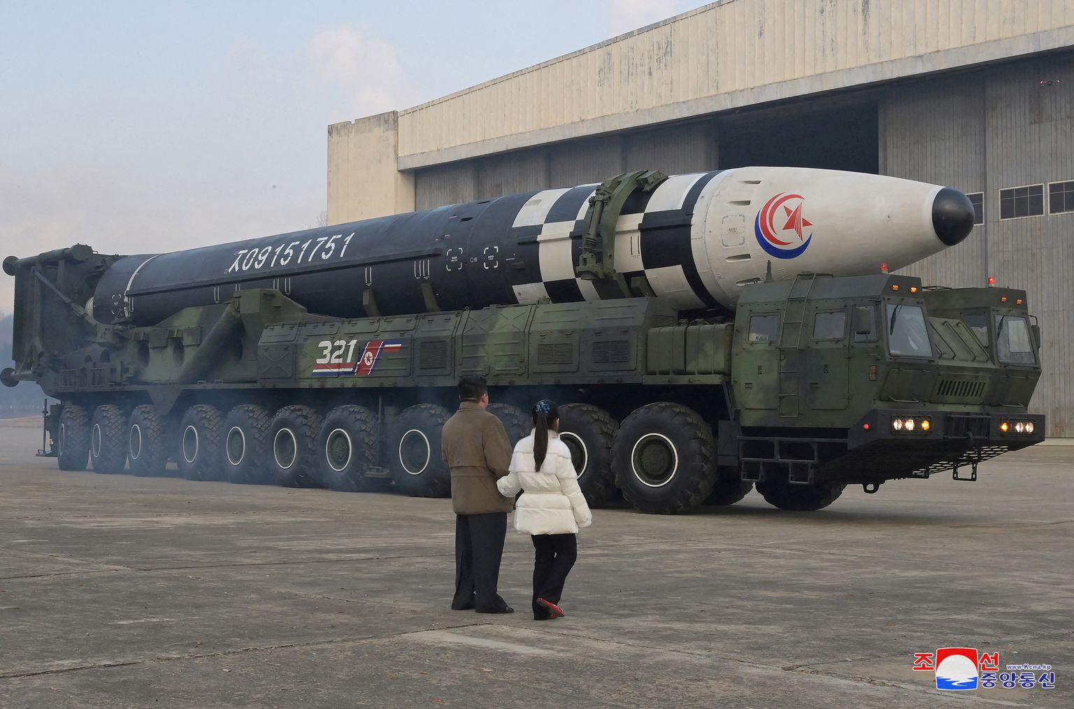 Испытание ракеты в Северной Корее