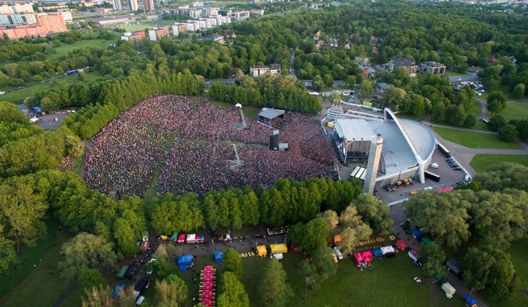 Rammsteini kontsert Tallinna lauluväljakul 2017.