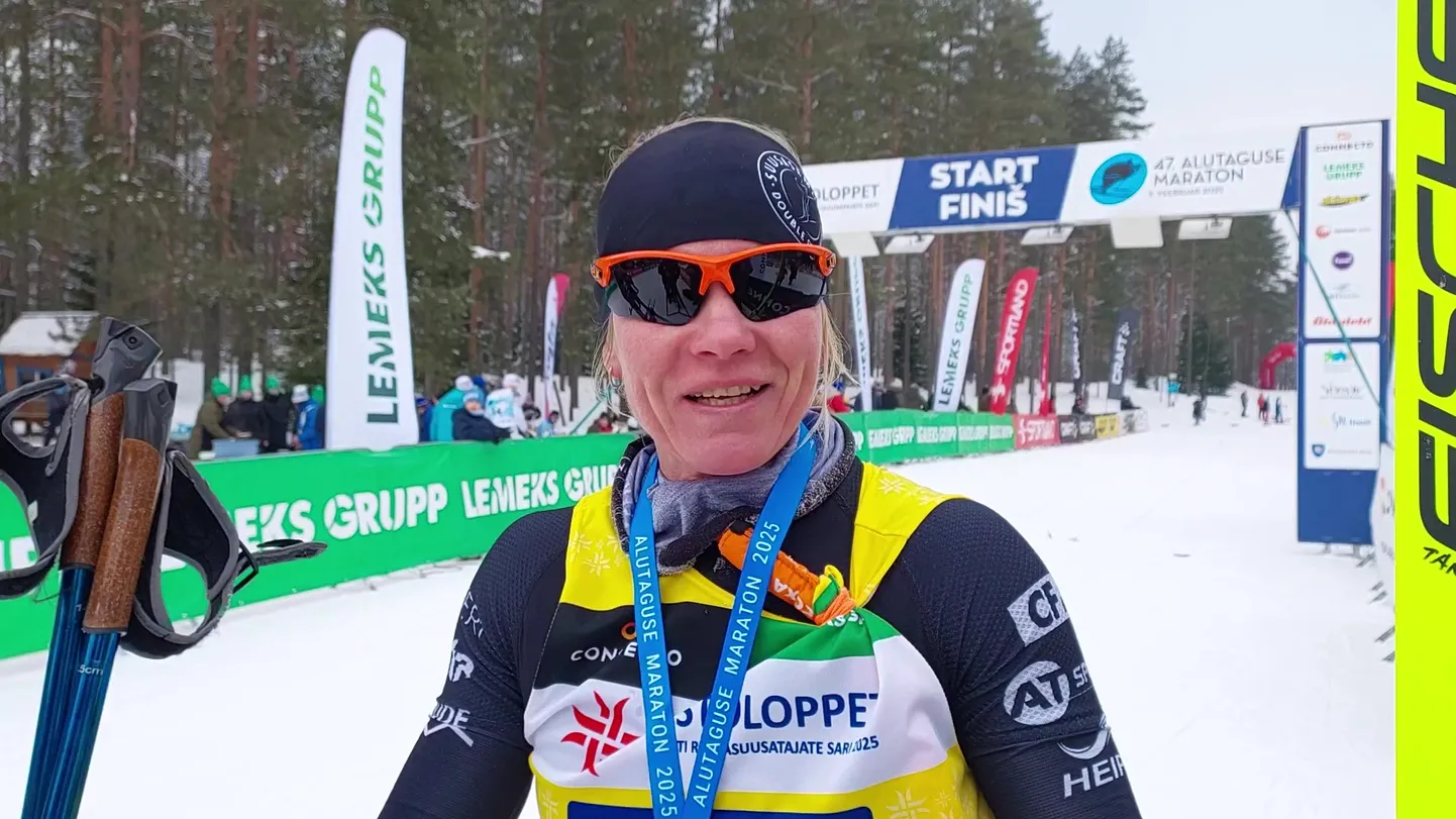 Kiviõlist pärit Tatjana Mannima ütles, et Alutaguse maratonivõit on eriline, sest siin asub tema teine kodu.